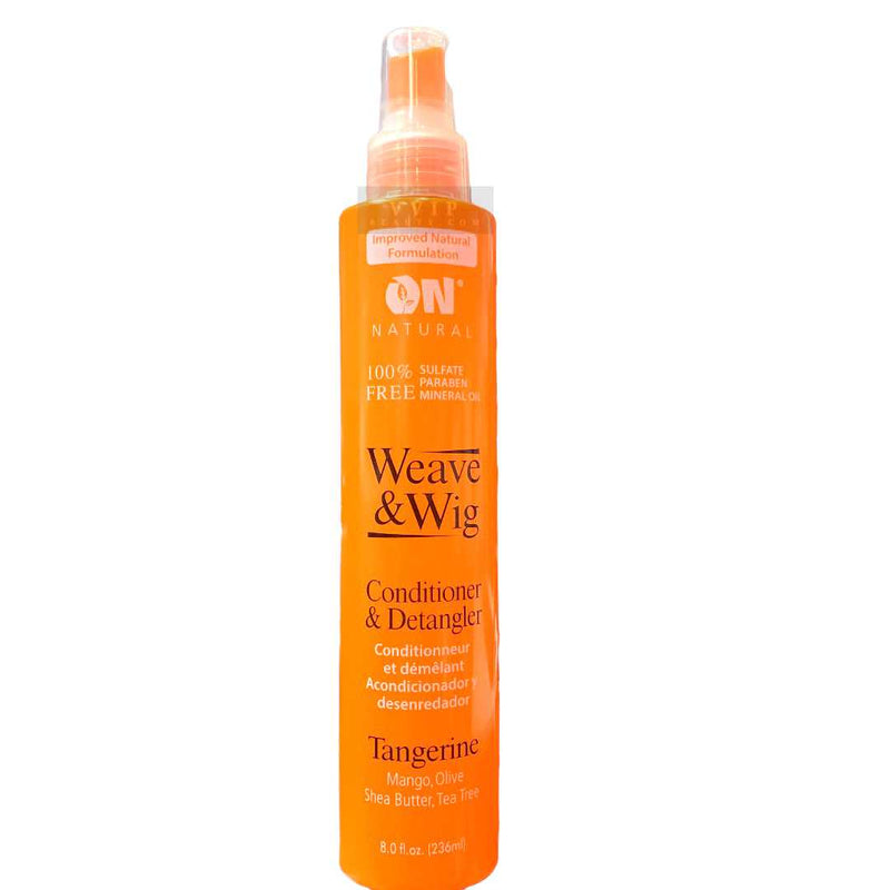 On Natural Tangerine Weave & Wig Conditioner & Detangler 8 oz