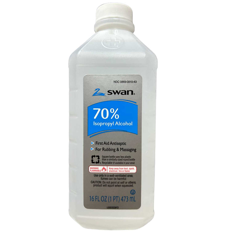 Swan 70% Isopropyl Alcohol Liquid 16oz