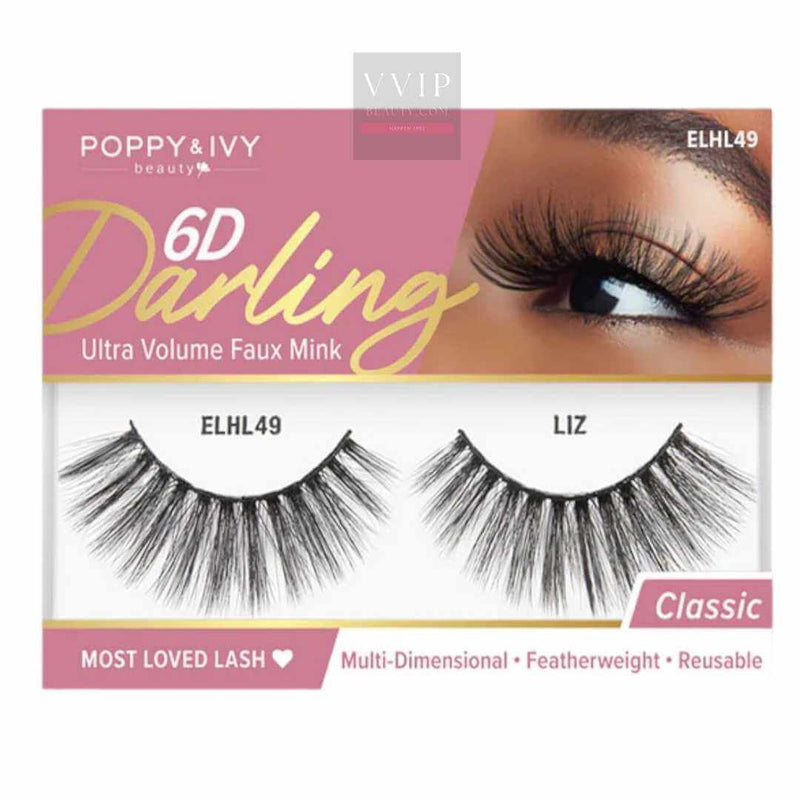 Poppy & Ivy 6D Darling Lashes-ELHL49 Liz (M1)