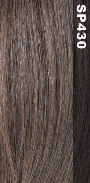 VANESSA HONEY BRAZILIAN HUMAN HAIR BLEND C-SIDE SWISS LACE FRONT WIG TCHB ILONEX