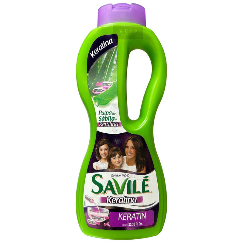 Savile Shampoo de Pulpa de Sabila Y Keratina  24.68oz