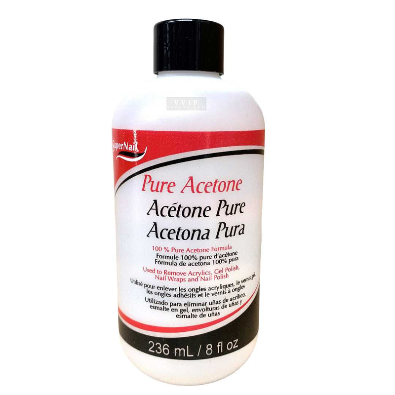 Super Nail Pure Acetone Polish Remover 8 oz