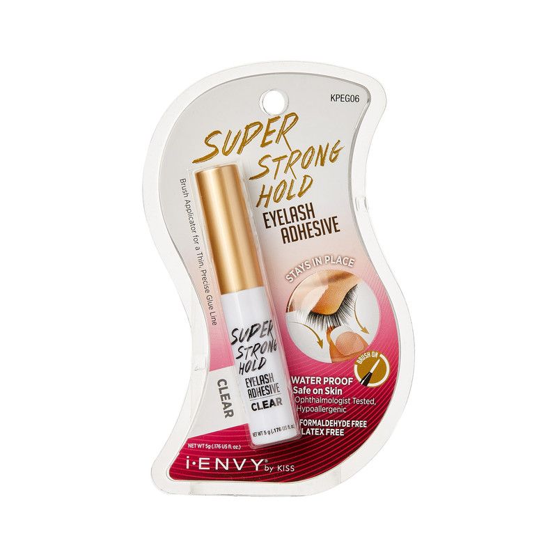 Super Strong Hold Eyelash Adhesive Clear 0.18 oz