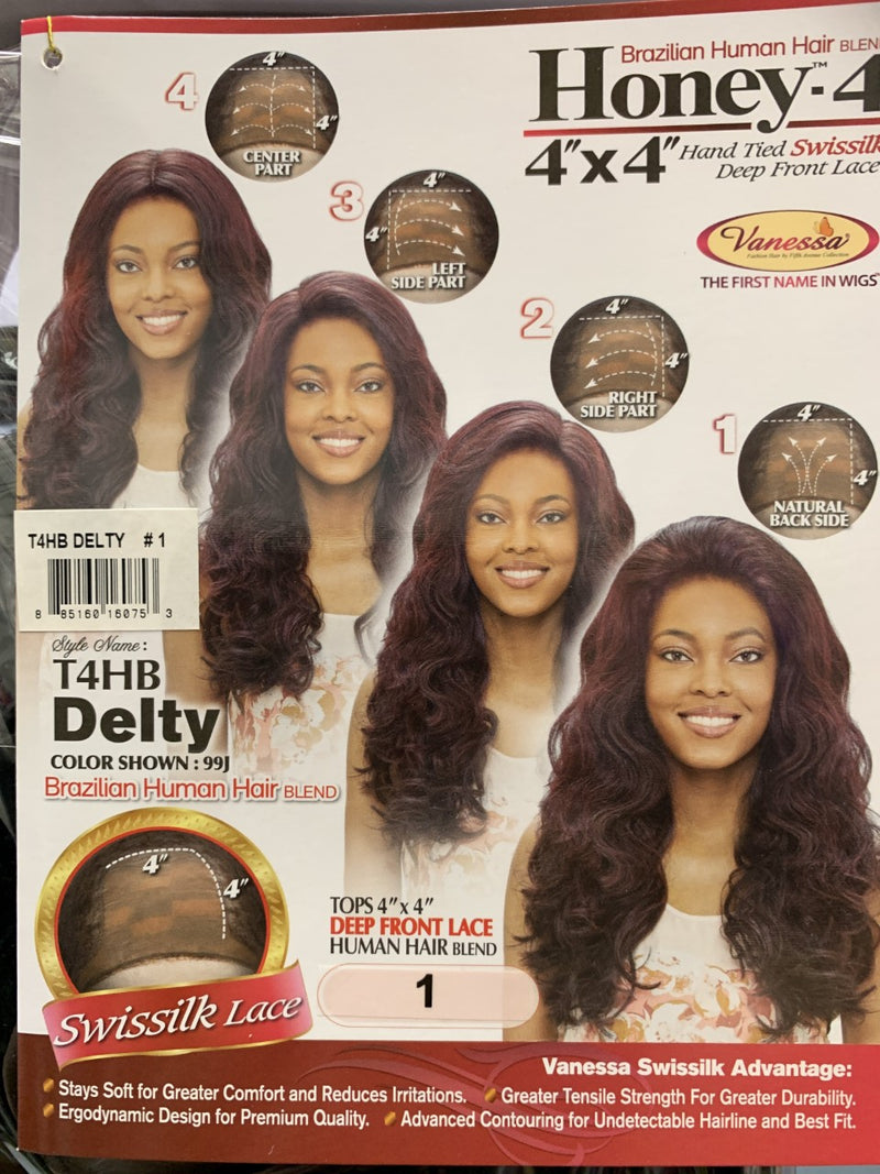 T4HB Delty Vanessa Hair Lace Front Wig 4