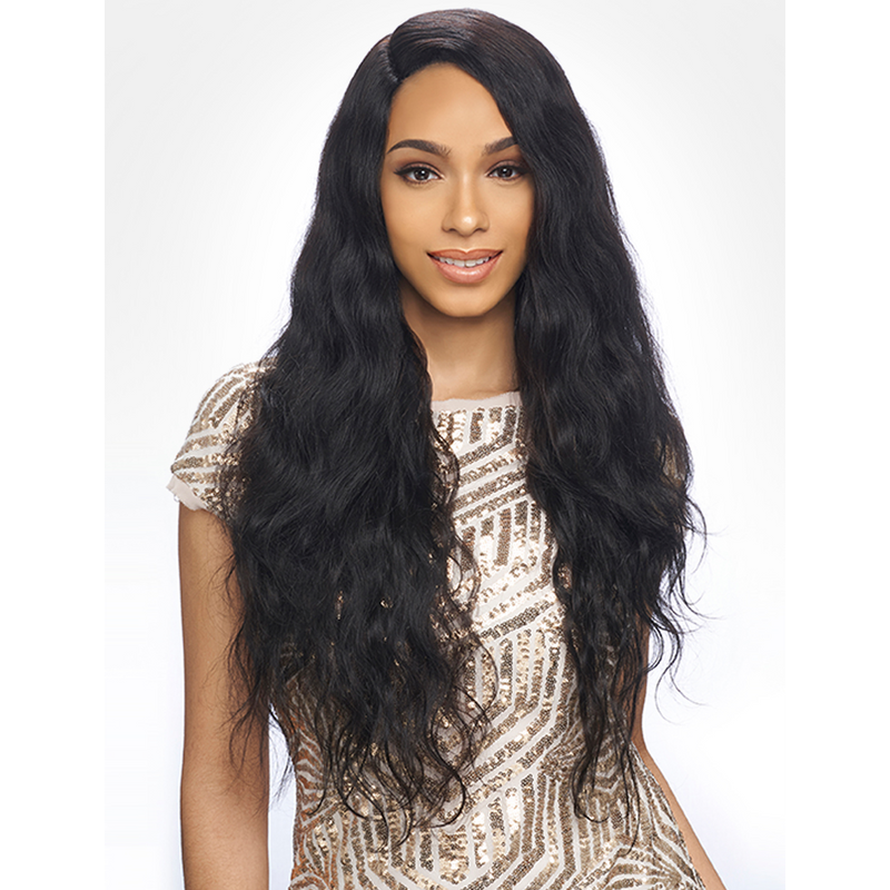 Harlem 125 100% Human Hair Brazilian Natural Ultra HD Lace Front Wig - BL010