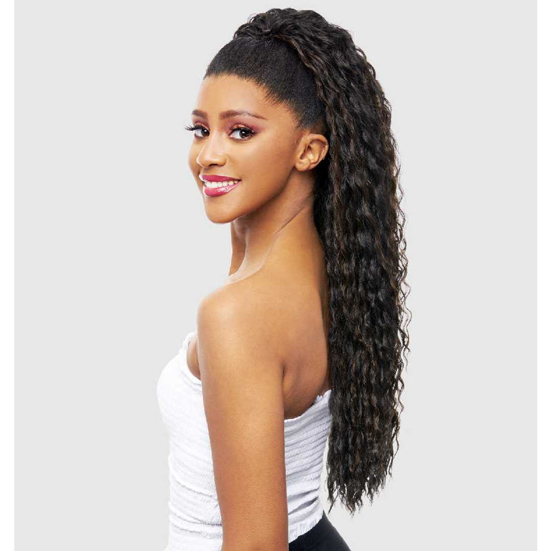 Drawstring Express Curl Synthetic Hair Ponytail - ST DEXIE