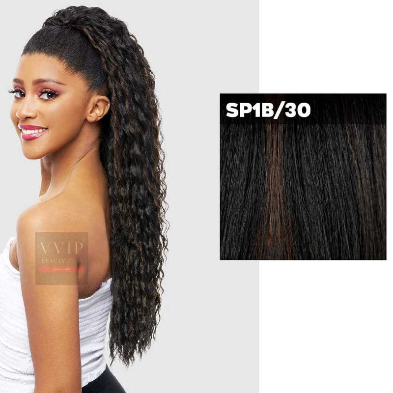 Drawstring Express Curl Synthetic Hair Ponytail - ST DEXIE