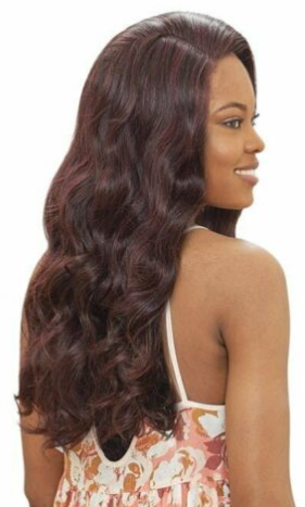 T4HB Delty Vanessa Hair Lace Front Wig 4"X4" Lace Part Closure Human Hair Blend (01)