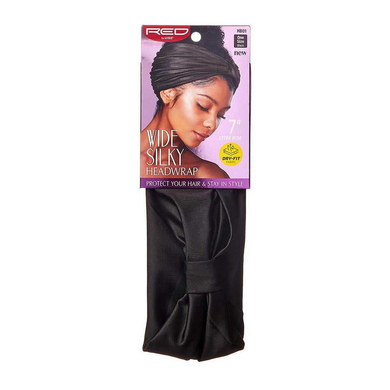 WIDE DRY FIT HEADWRAP (BLACK) - HB01 (B00080)