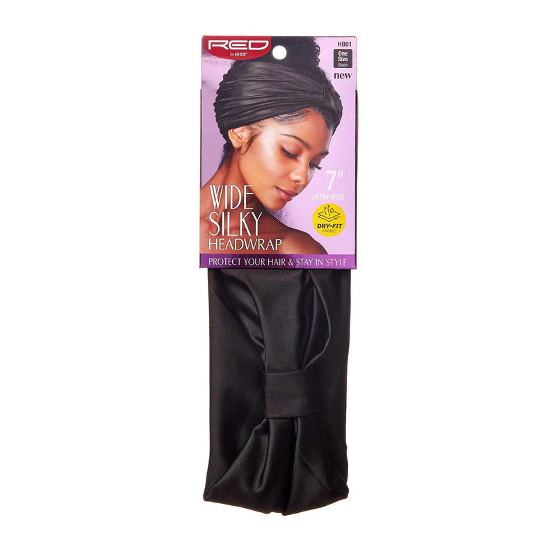 WIDE DRY FIT HEADWRAP (BLACK) - HB01 (B00080)