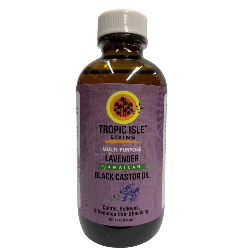 Tropic Isle Lavender Jamaican Black Castor Oil – 4oz (B00081)