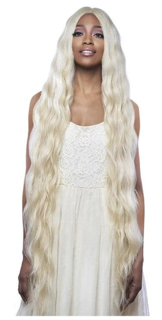 Swiss Lace Front Wig - 6" Deep Center Part XLong Wavy Style 42" - LSD91 (B)