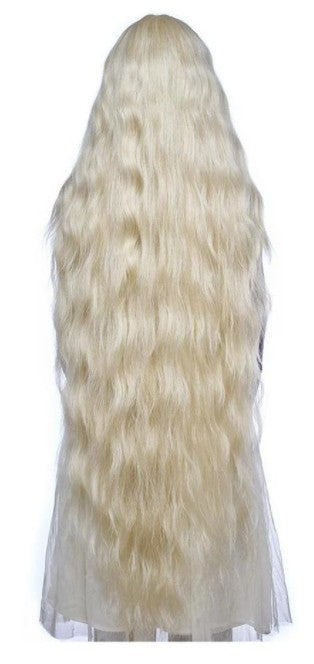 Swiss Lace Front Wig - 6" Deep Center Part XLong Wavy Style 42" - LSD91 (B)